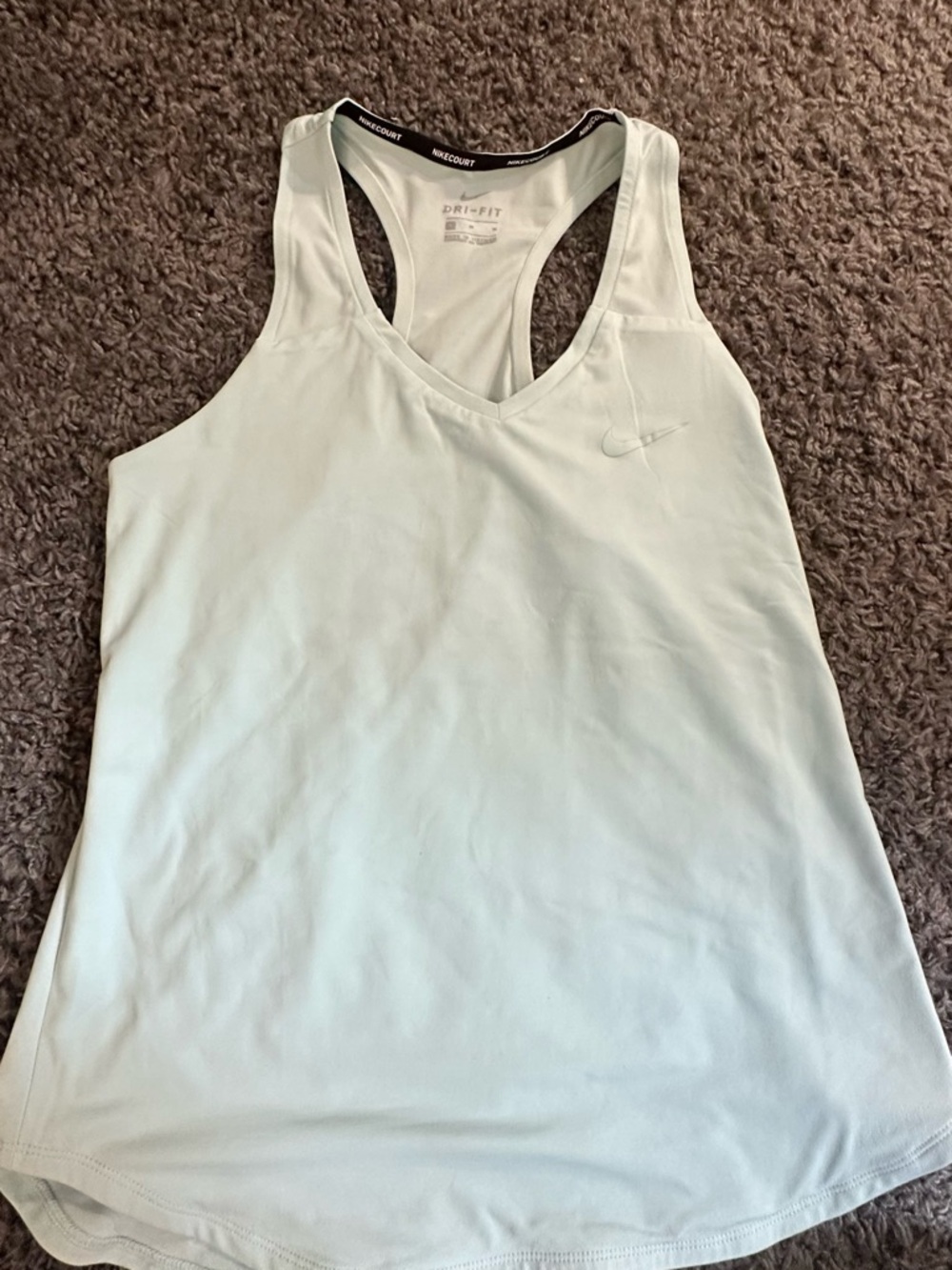 Nike court Tennis Women's Light blue Dri-FIT Racerback Tank